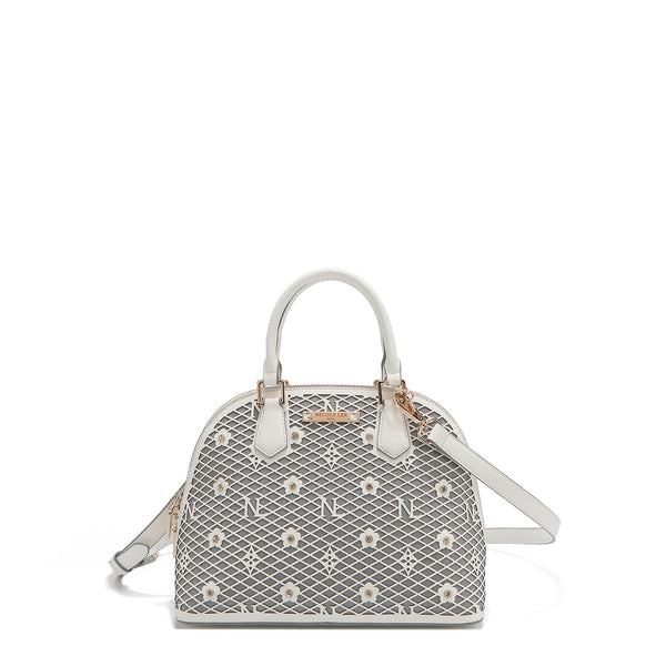 SATCHEL GRACIE TYPE DOMO BAG (White)