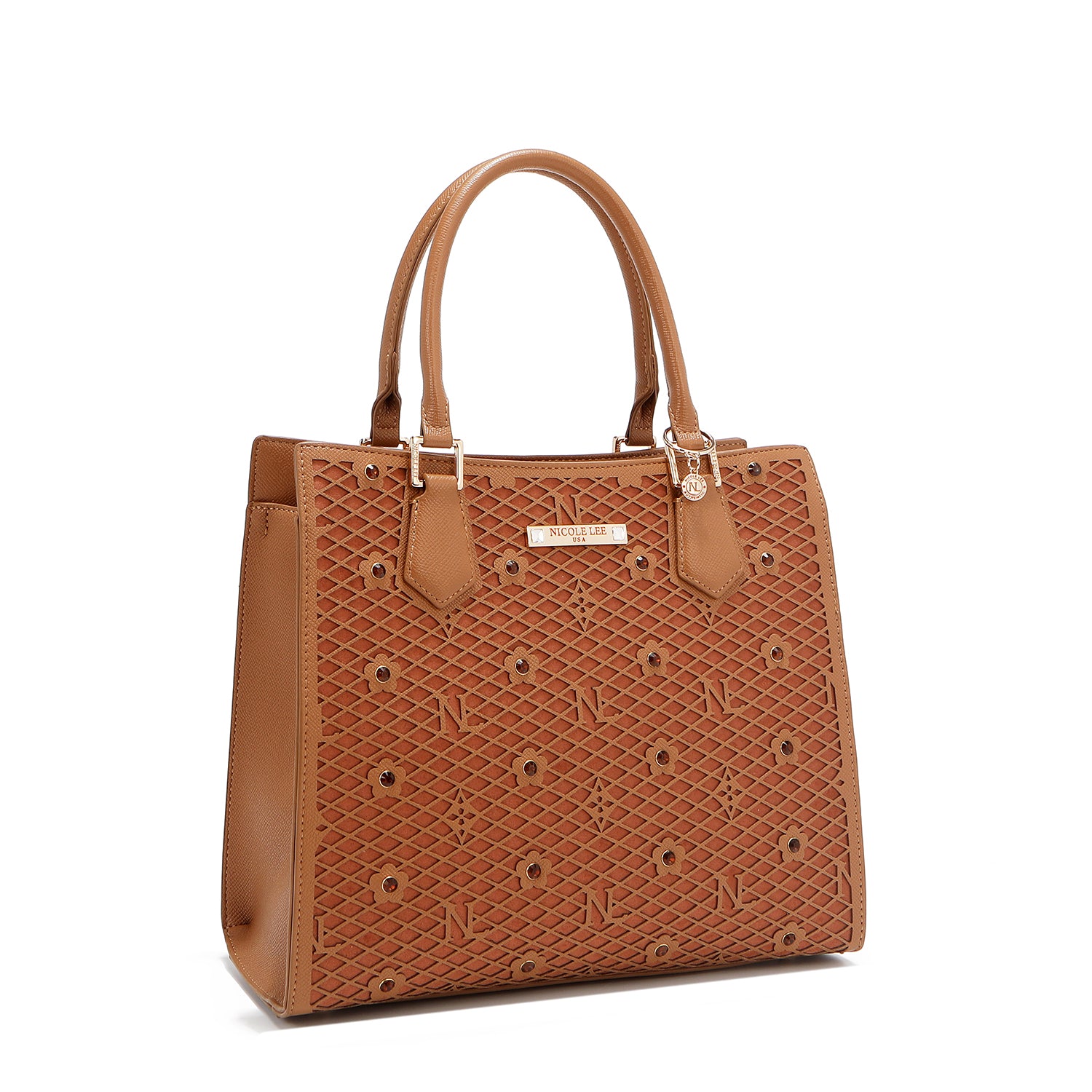 BOLSO TOTE ESTRUCTURADO GRACIE (BROWN)