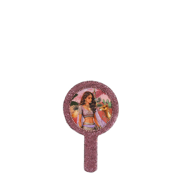ROUND HAND MIRROR (<tc>QUEEN CLEOPATRA</tc>)
