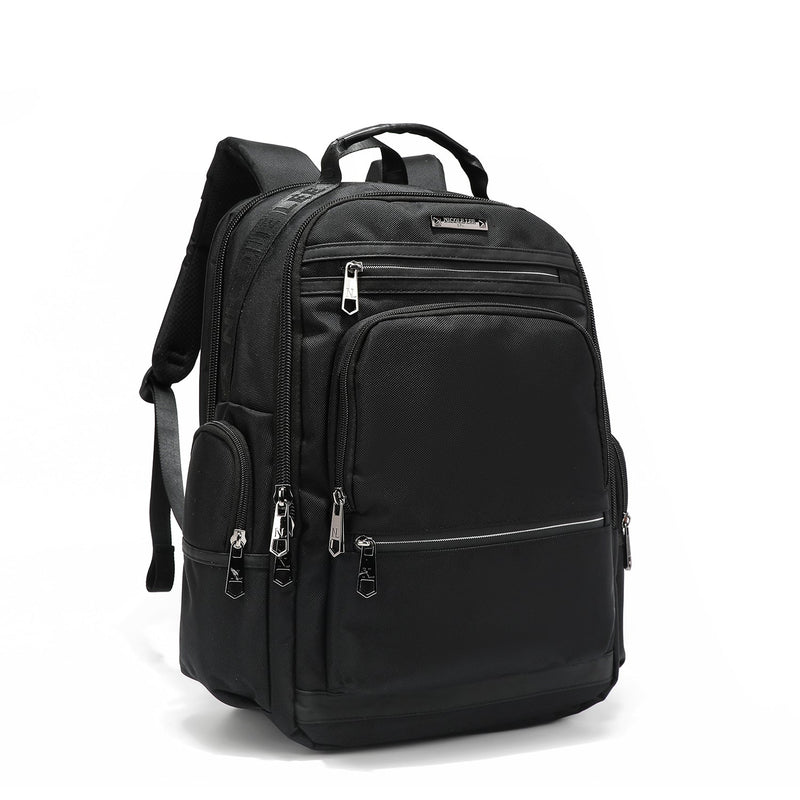 LAPTOP BACKPACK WITH USB PORT FOR MEN BLACK