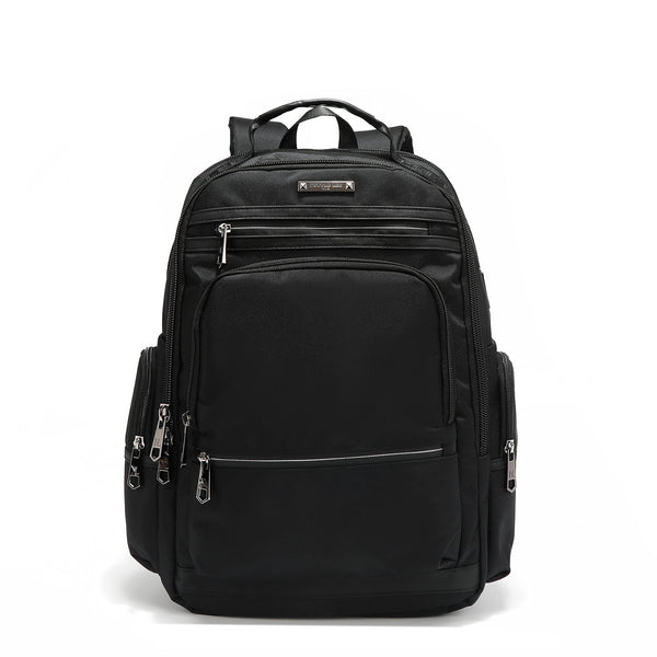 LAPTOP BACKPACK WITH USB PORT FOR MEN BLACK