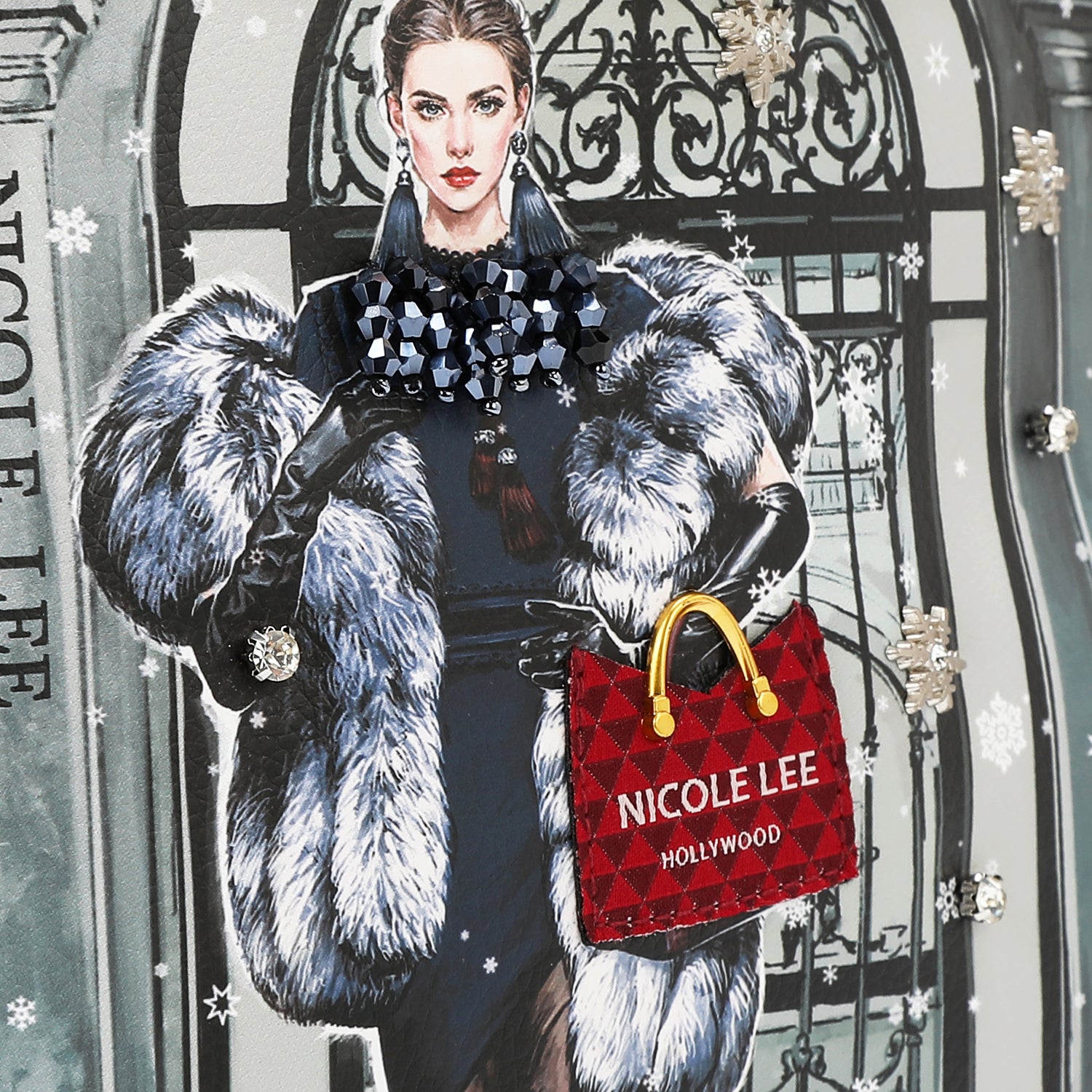 BOLSO DE HOMBRO (MODA SNOWFLAKE)