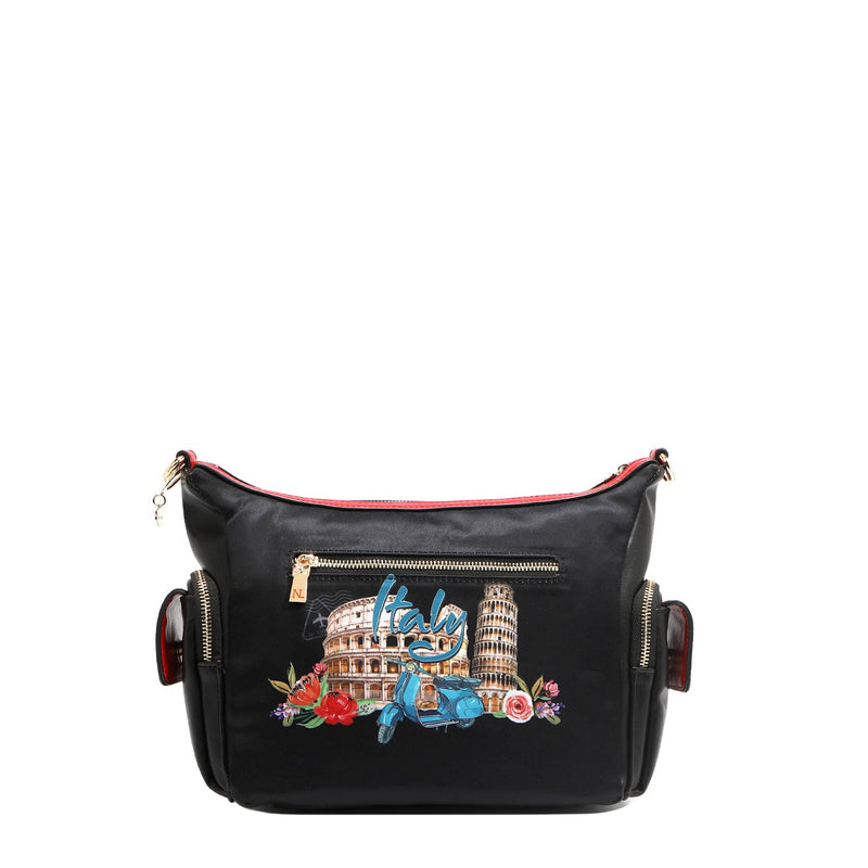 MULTI-POCKET SHOULDER BAG (<tc>MARTHA TRAVELS ITALY</tc>)