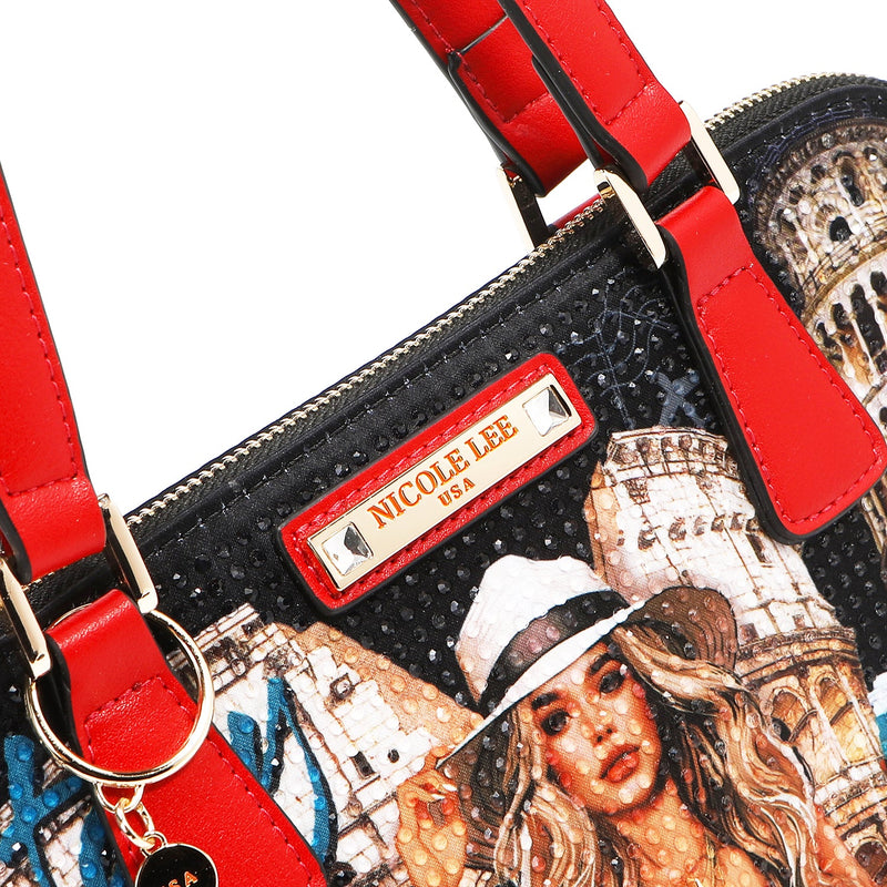 DOME SATCHEL BAG (<tc>MARTHA TRAVELS ITALY</tc>)