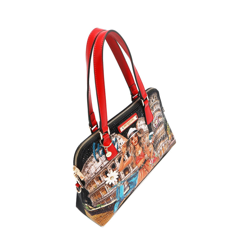 DOME SATCHEL BAG (<tc>MARTHA TRAVELS ITALY</tc>)