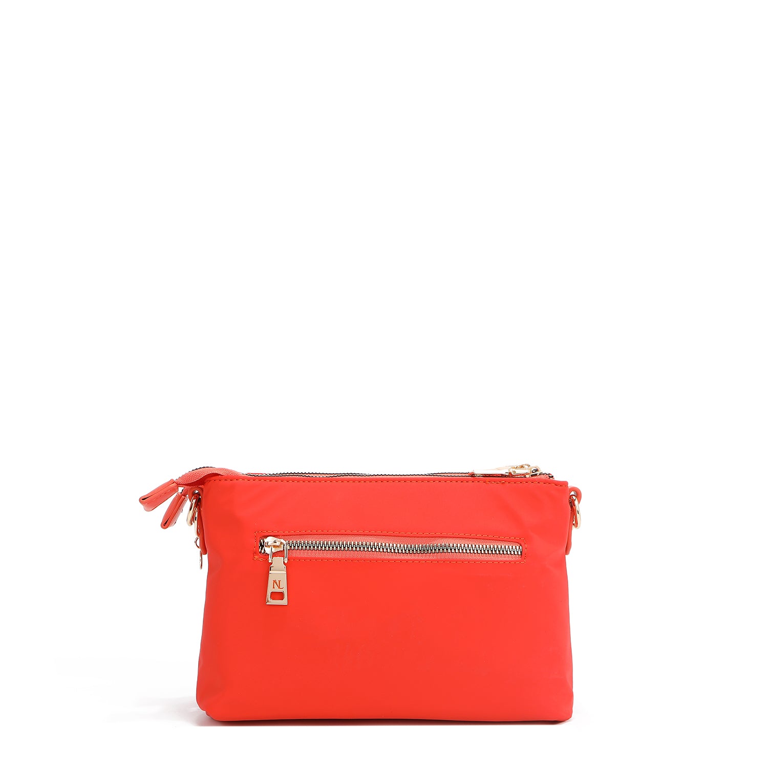 BOLSA CROSSBODY ACORDEÃO COM PATCHES COLORIDOS (Laranja)