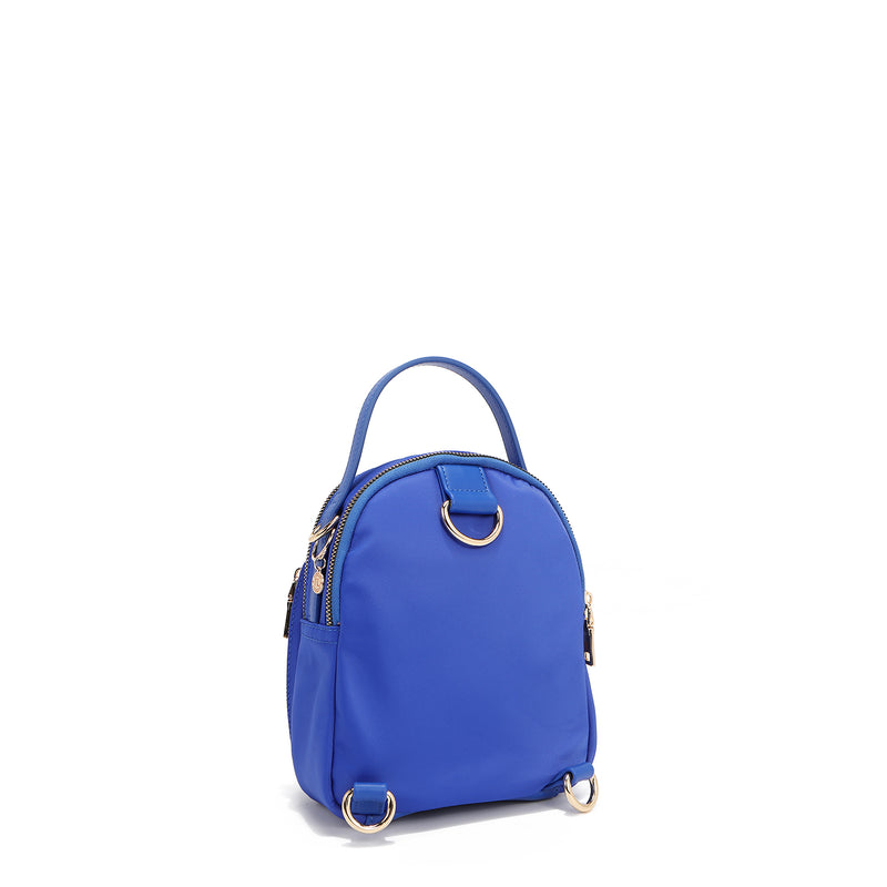 Multipurpose bag with colored patches (blue)