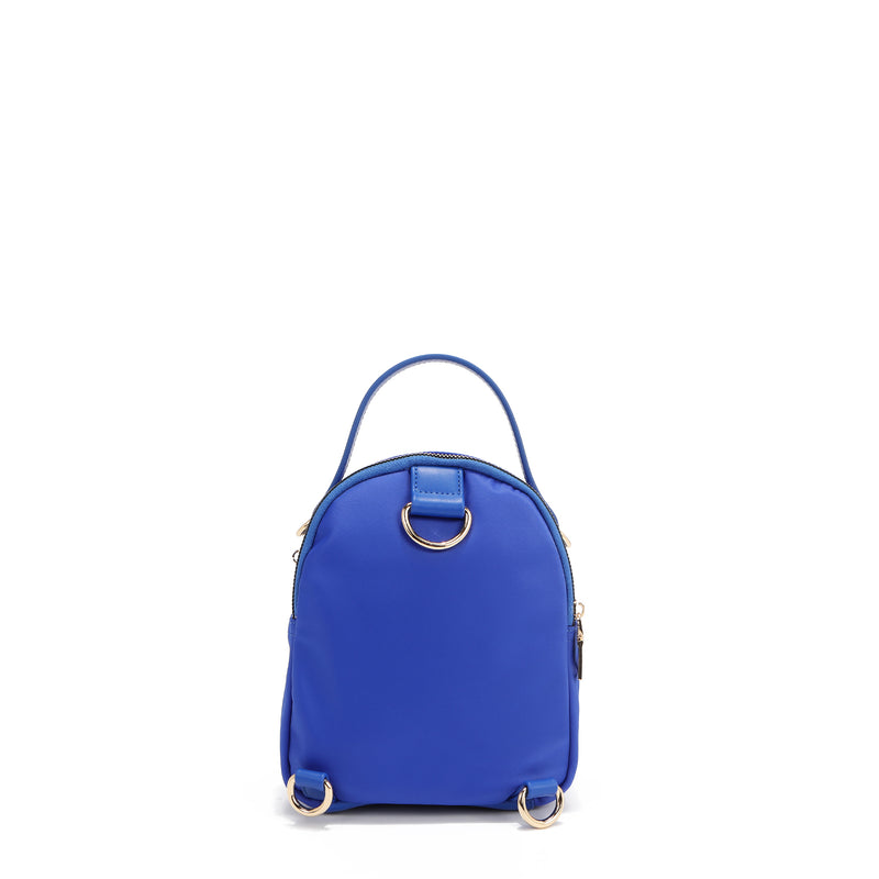 Multipurpose bag with colored patches (blue)
