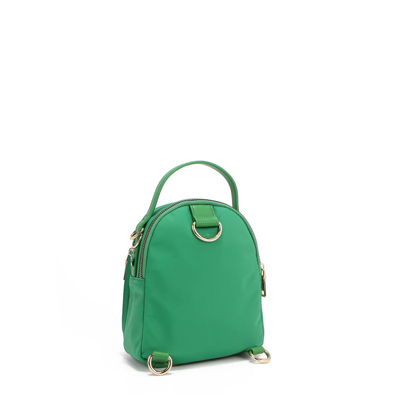Multipurpose bag with colored patches (green)