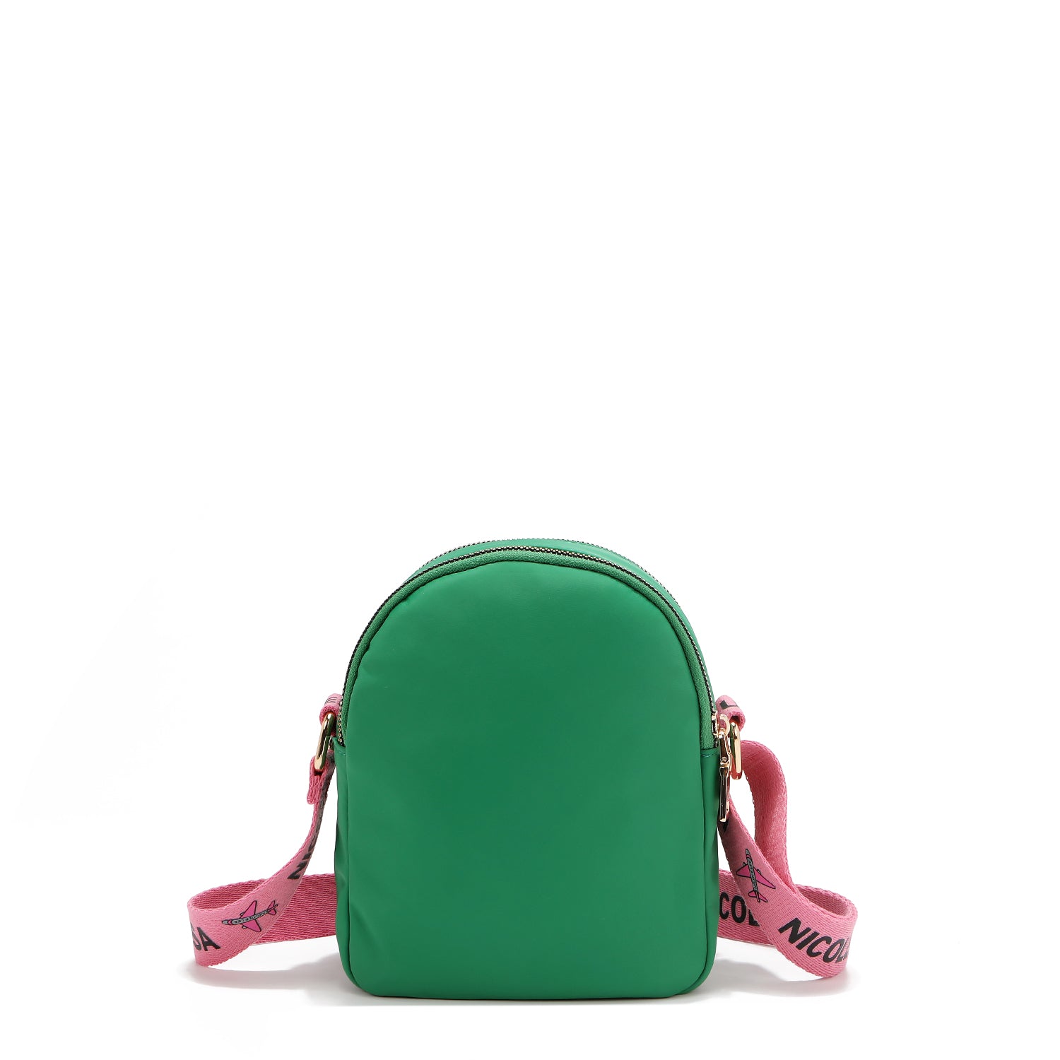 BOLSO CRUZADO CON PARCHES DE COLORES (VERDE)