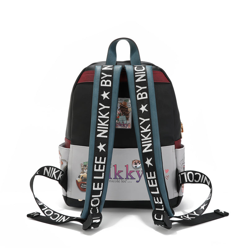 LARGE BACKPACK WITH FLAP <tc><tc><tc>Nikky</tc> World</tc></tc>