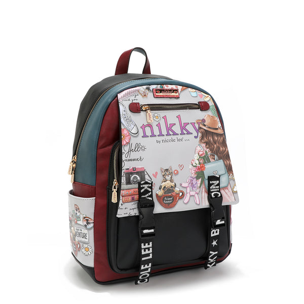 LARGE BACKPACK WITH FLAP <tc><tc><tc>Nikky</tc> World</tc></tc>
