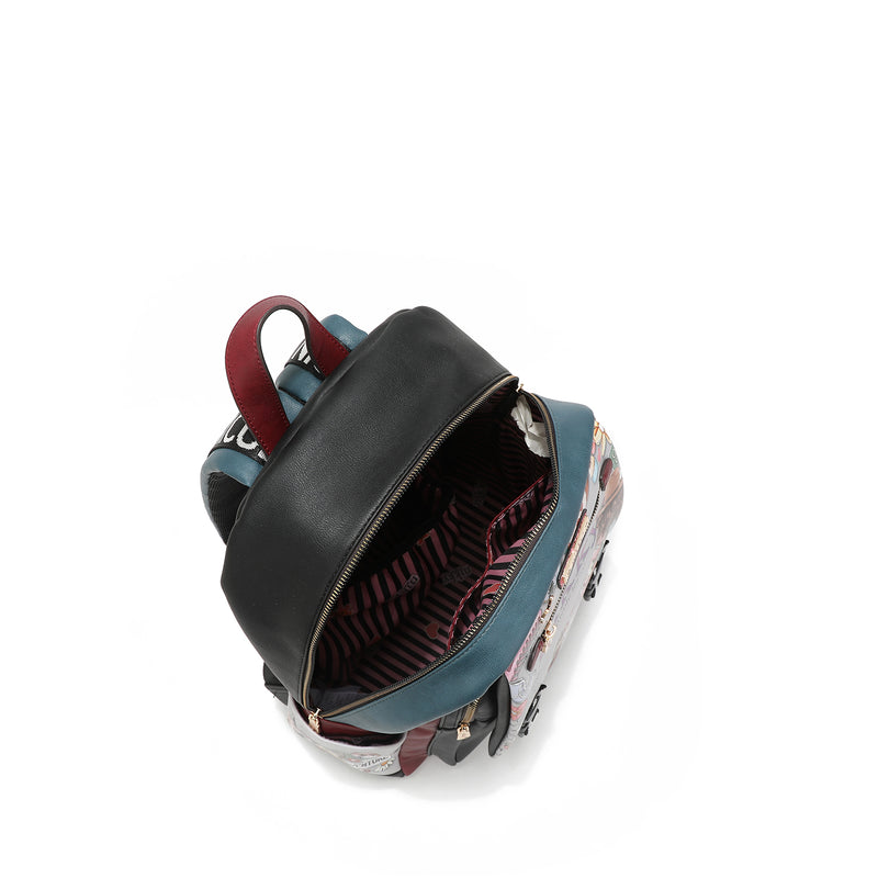 LARGE BACKPACK WITH FLAP <tc><tc><tc>Nikky</tc> World</tc></tc>
