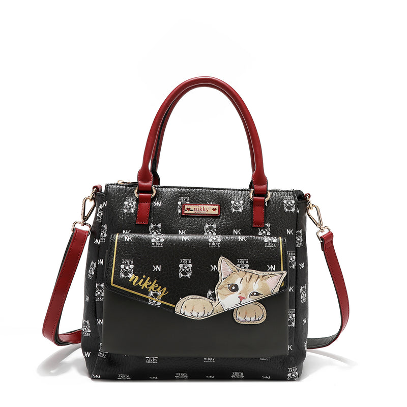 SATCHEL (<tc><tc><tc>Nikky</tc> Finds Meow</tc></tc>) BLACK