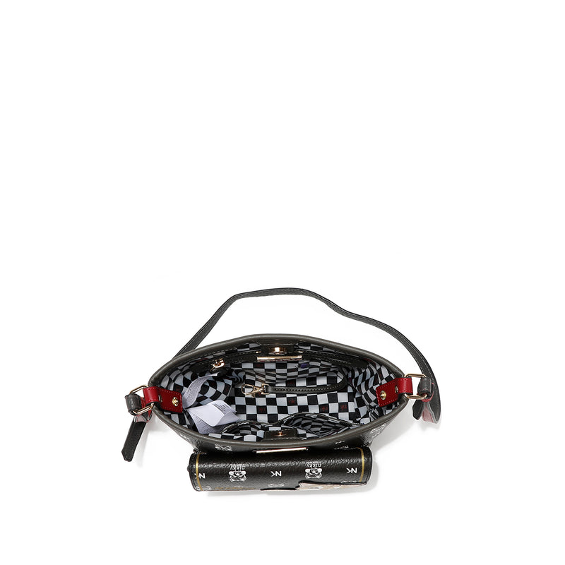 CROSSBODY BAG (<tc><tc><tc>Nikky</tc> Finds Meow</tc></tc>) BLACK