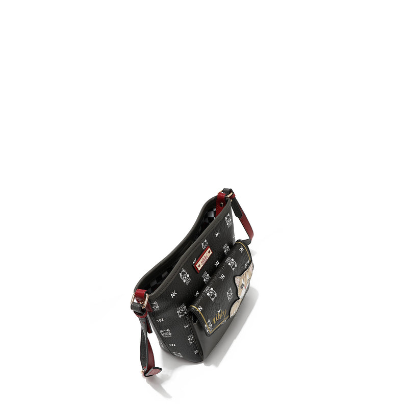 CROSSBODY BAG (<tc><tc><tc>Nikky</tc> Finds Meow</tc></tc>) BLACK