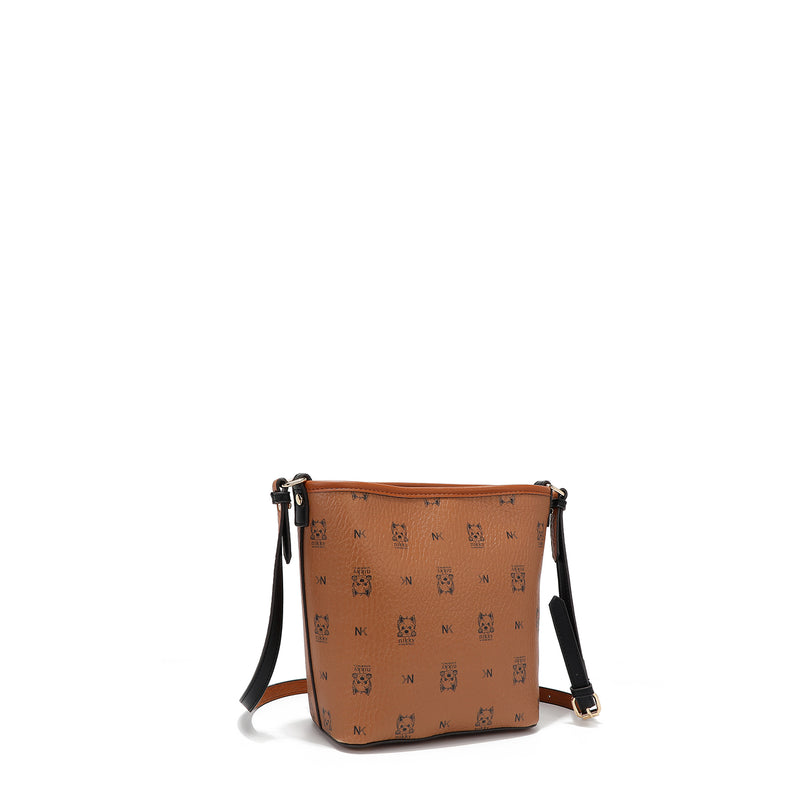 CROSSBODY BAG (<tc><tc><tc>Nikky</tc> Finds Meow</tc></tc>) BROWN