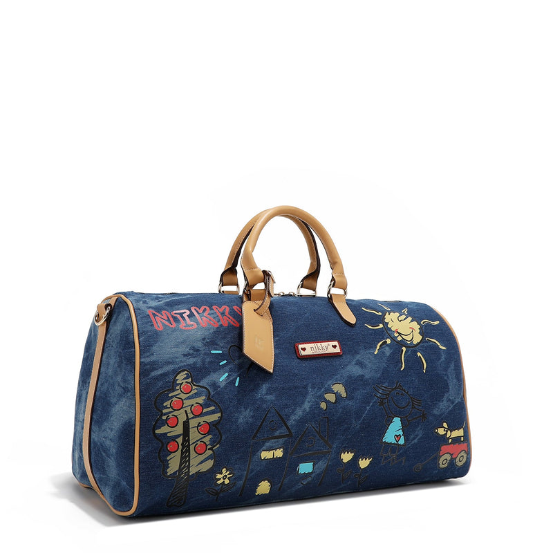 CANVAS GYM BAG <tc>NIKKY</tc> (BLUE)