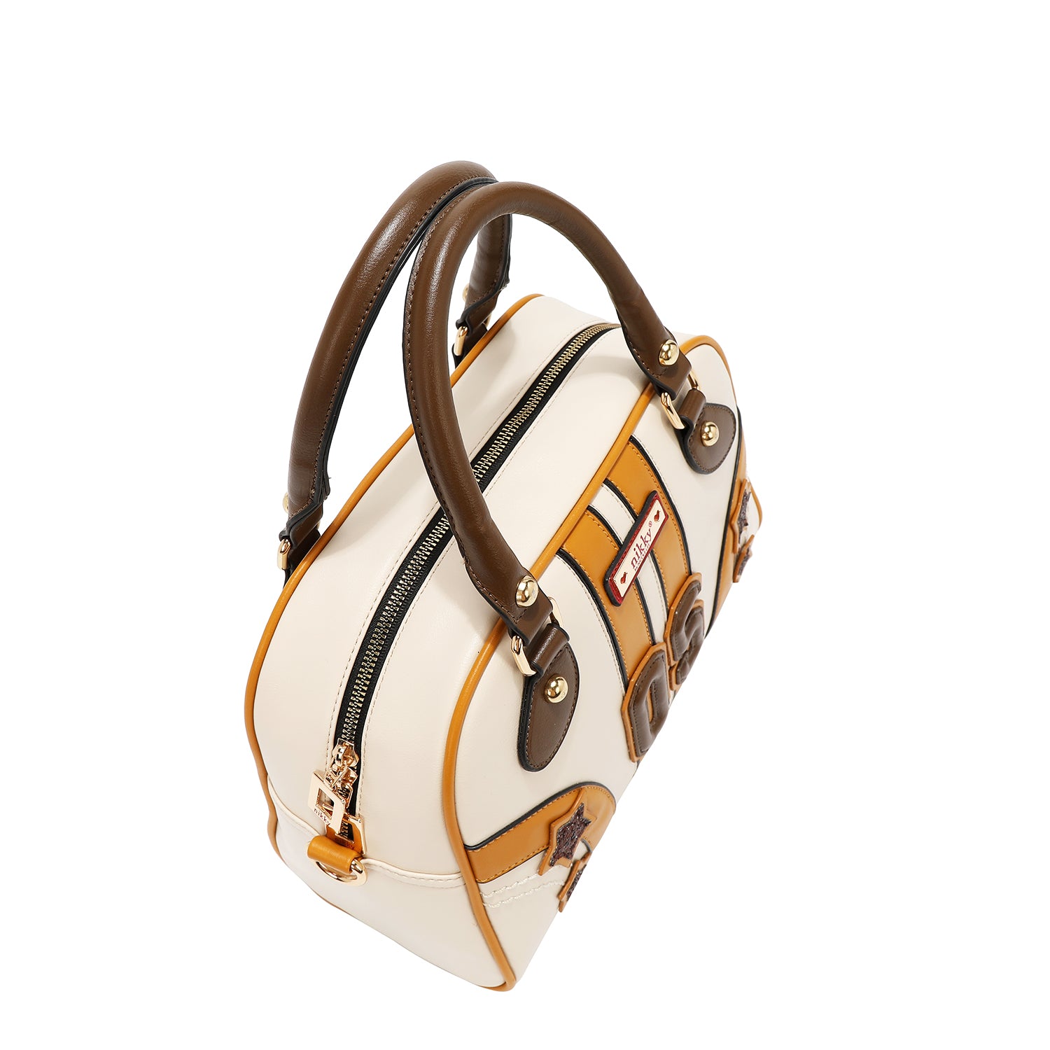 BOLSO DOMO VARSITY (BEIGE)