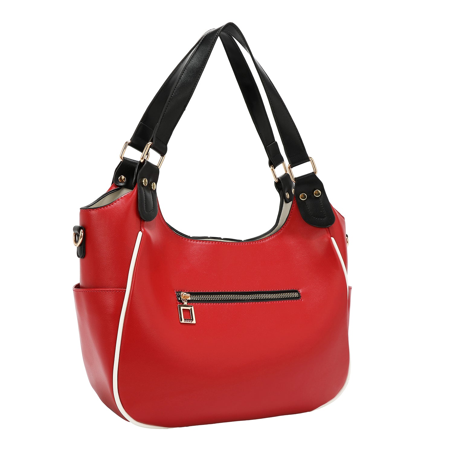 BOLSO HOBO VARSITY (ROJO)