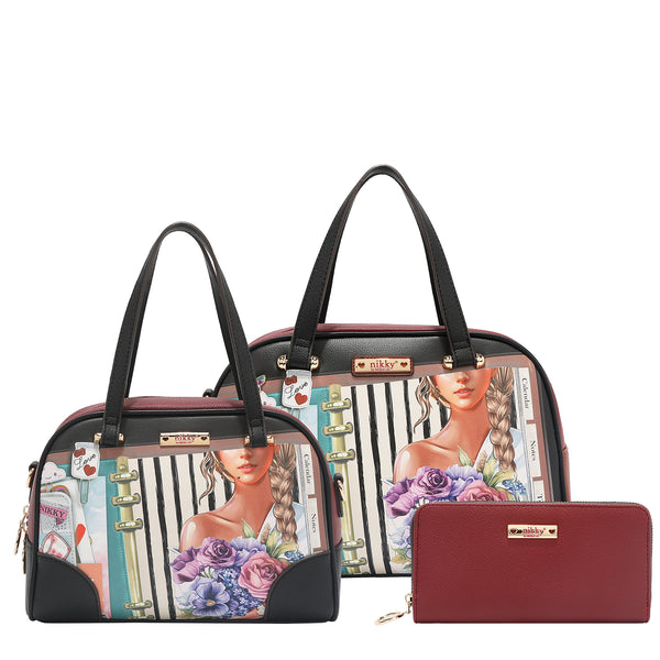 3-PIECE SET (SATCHEL, SHOULDER BAG, WALLET) (<tc>NOSTALGIA</tc>)