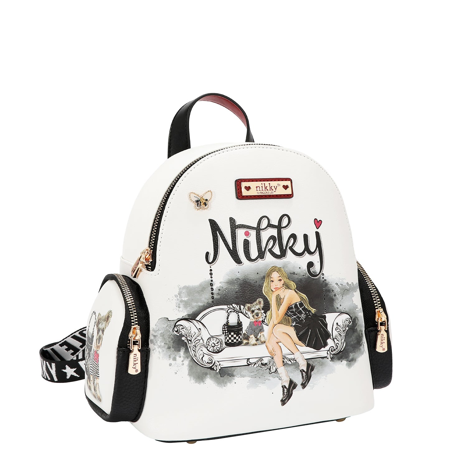 BACKPACK WITH MULTIPLE COMPARTMENTS (<tc>ANGEL FROM ABOVE</tc>)