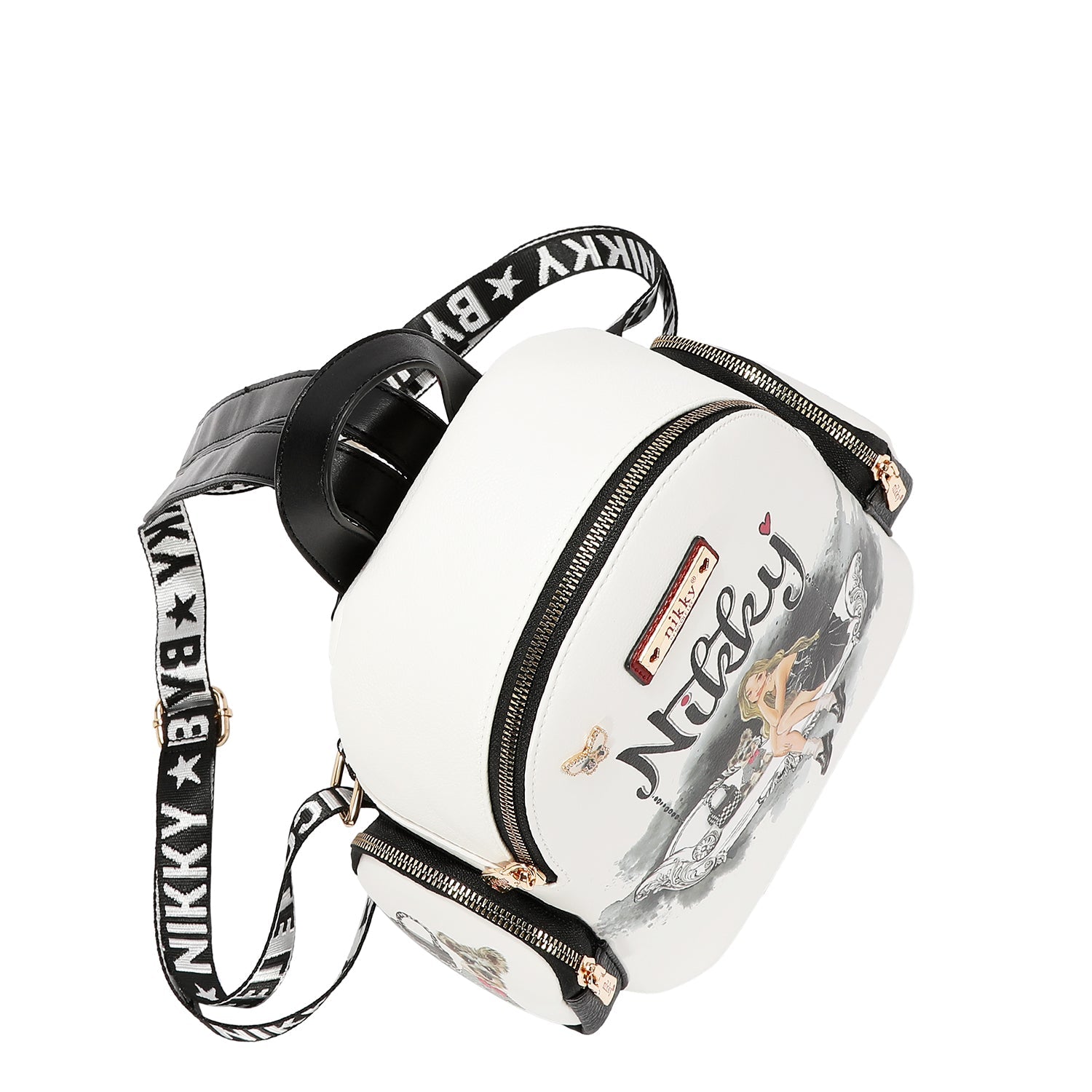 BACKPACK WITH MULTIPLE COMPARTMENTS (<tc>ANGEL FROM ABOVE</tc>)
