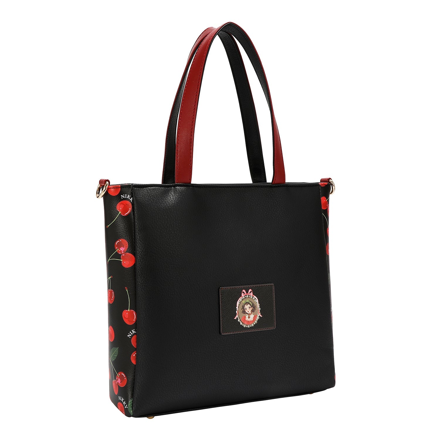 SAC À MAIN NK13115 (<tc>CHERRY LIPS</tc>-NOIR)