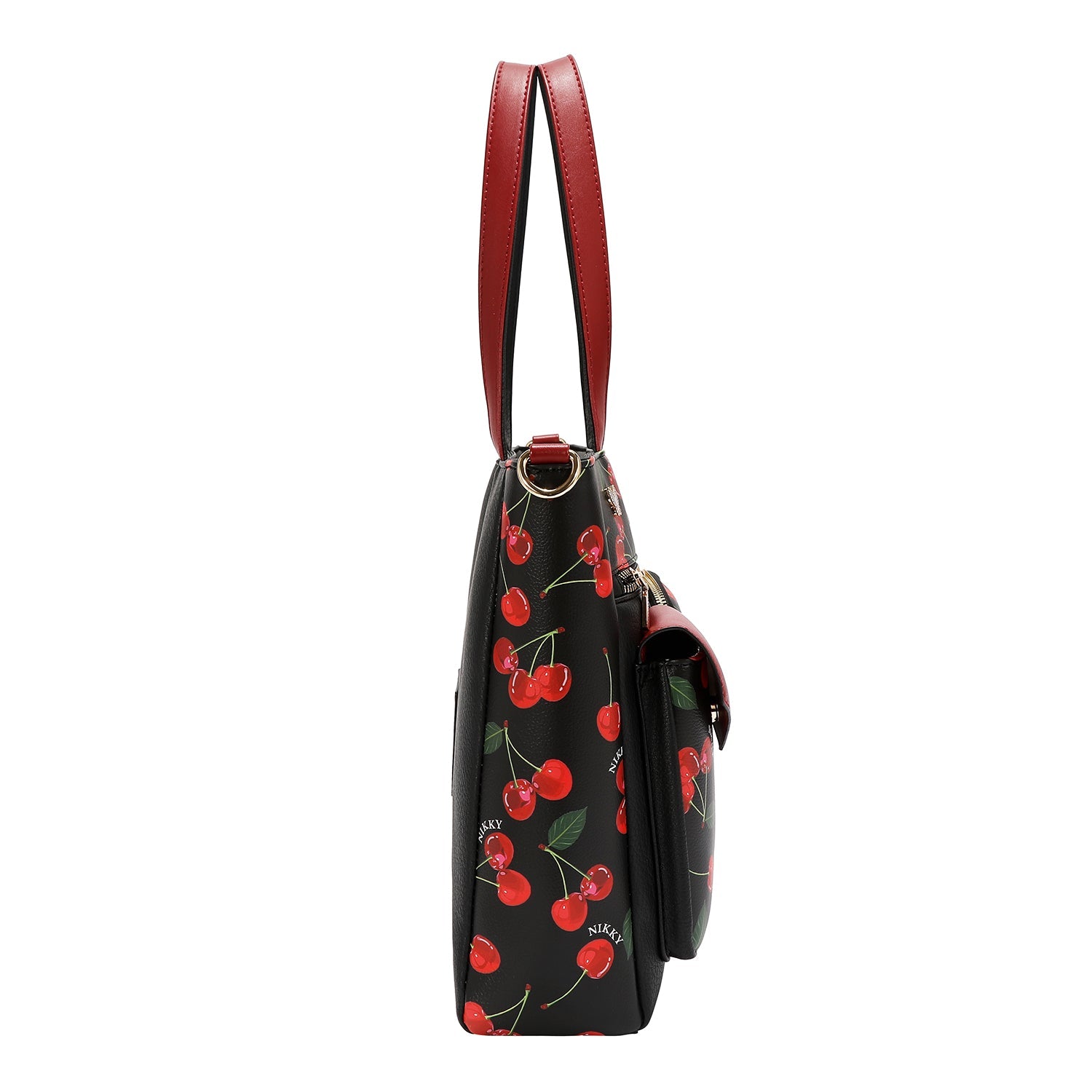 SAC À MAIN NK13115 (<tc>CHERRY LIPS</tc>-NOIR)