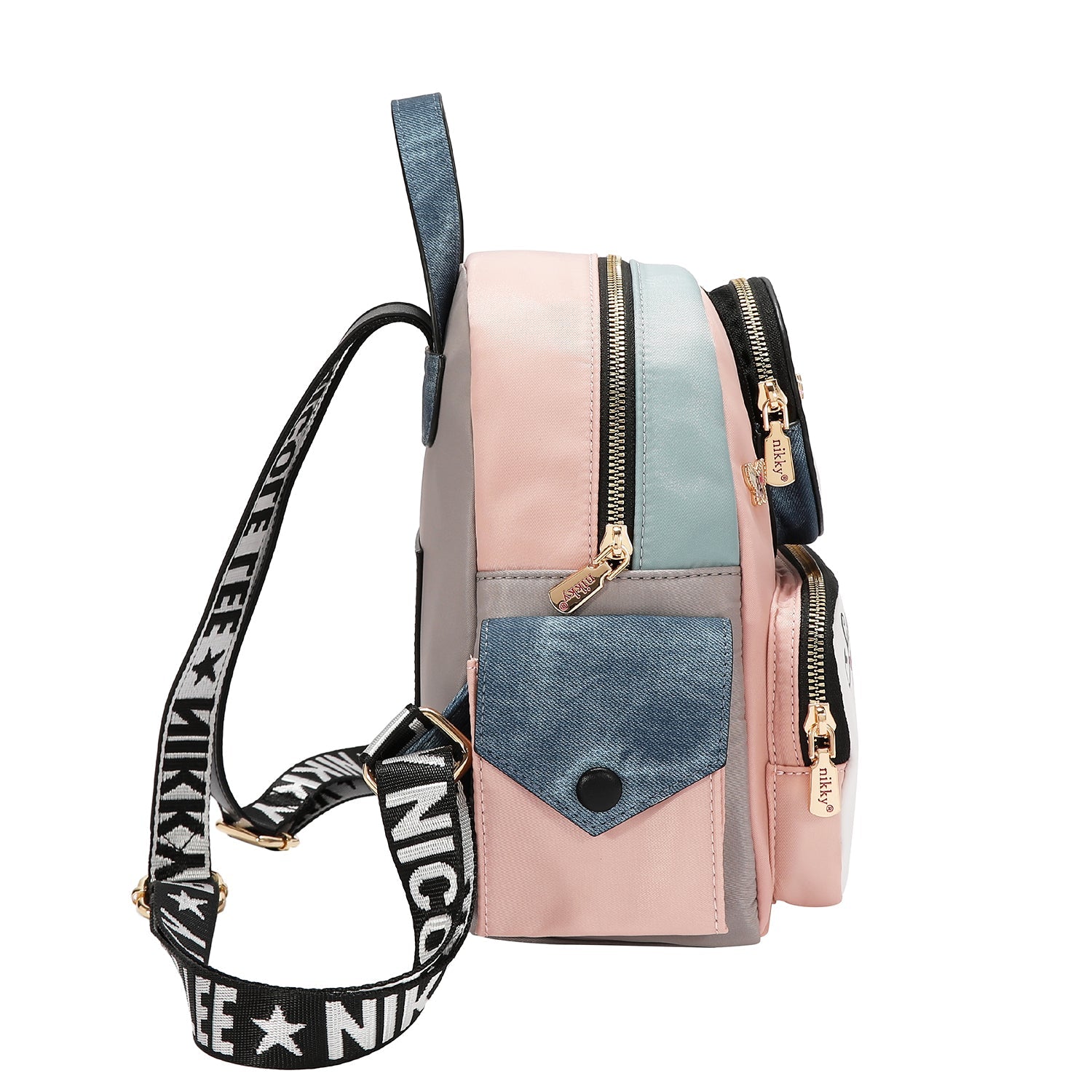 ZAINO PICCOLO CON MOLTEPLICI TASCHE (<tc>SWEET GIRL</tc>)