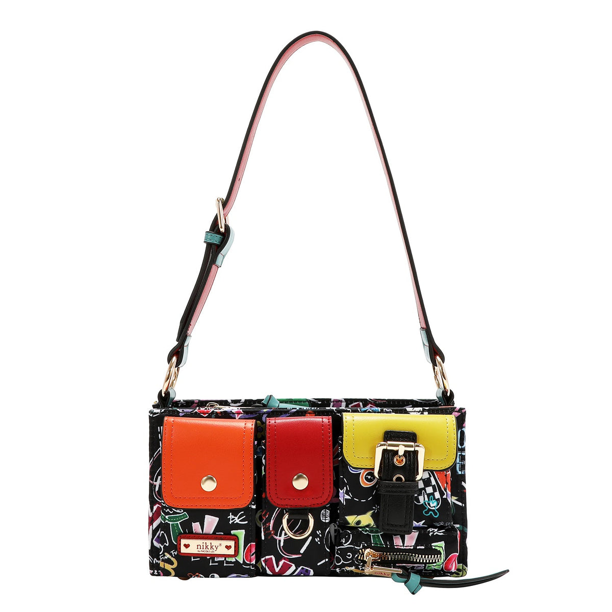BOLSO DE HOMBRO (JUST FOR FUN - NEGRO)