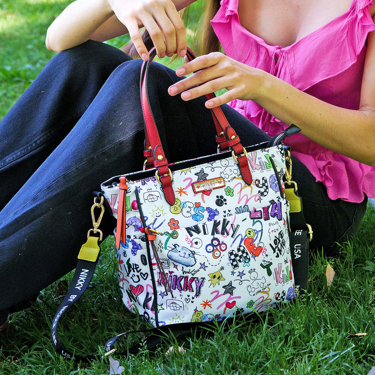 BOLSO TOTE (JUST FOR FUN - BLANCO)