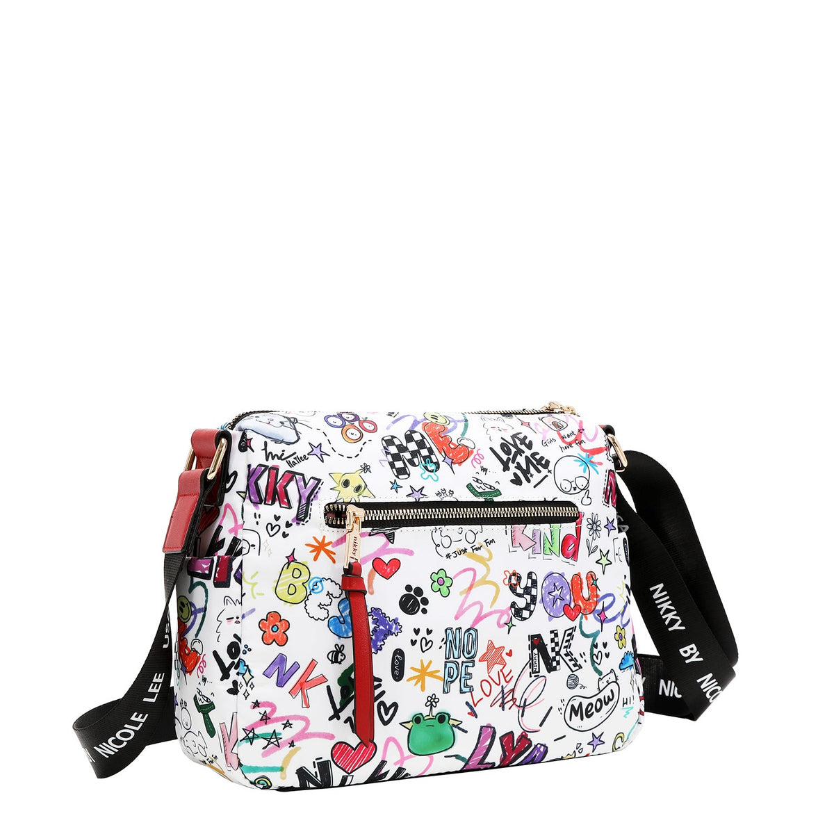 BOLSO MENSAJERO (JUST FOR FUN - BLANCO)