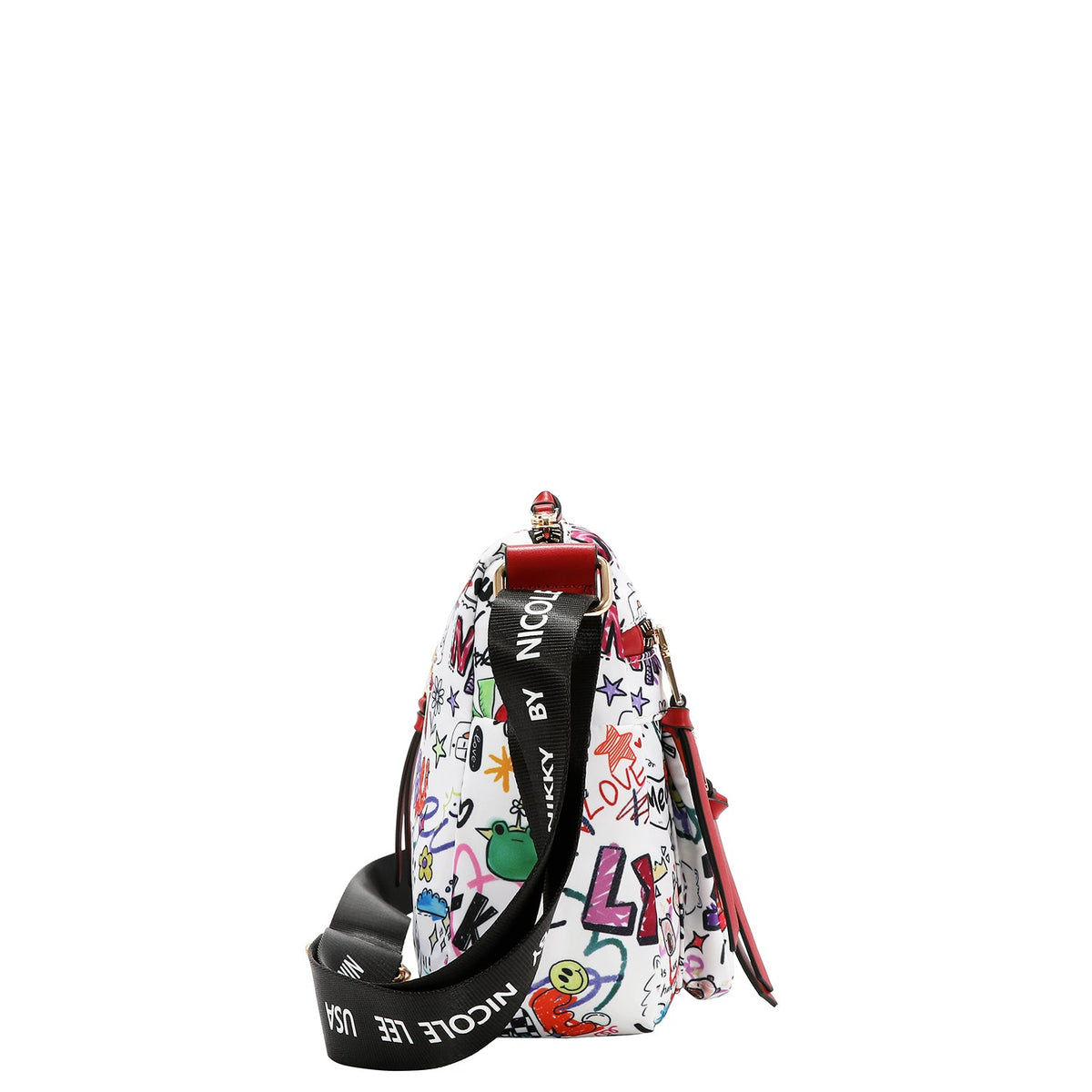 BOLSO MENSAJERO (JUST FOR FUN - BLANCO)
