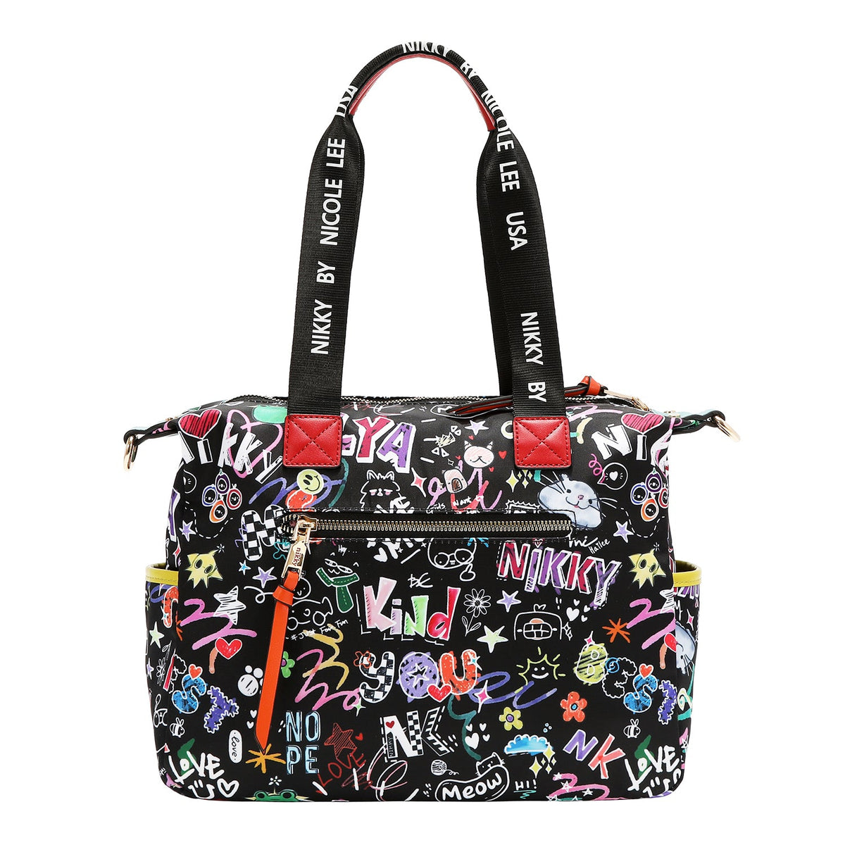 BOLSO SATCHEL (JUST FOR FUN - NEGRO)