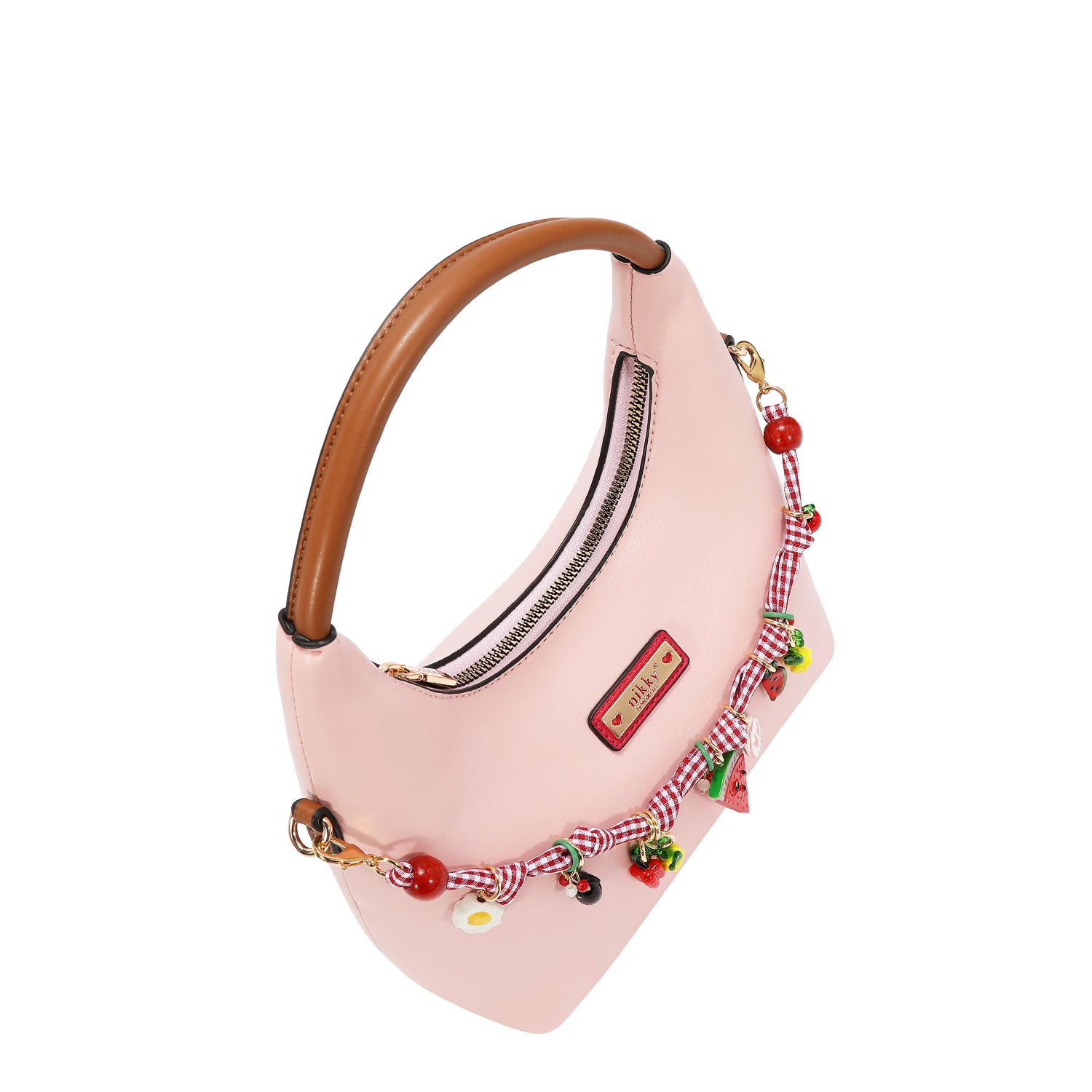 BOLSO DE MANO CON ENCANTO (ROSA)
