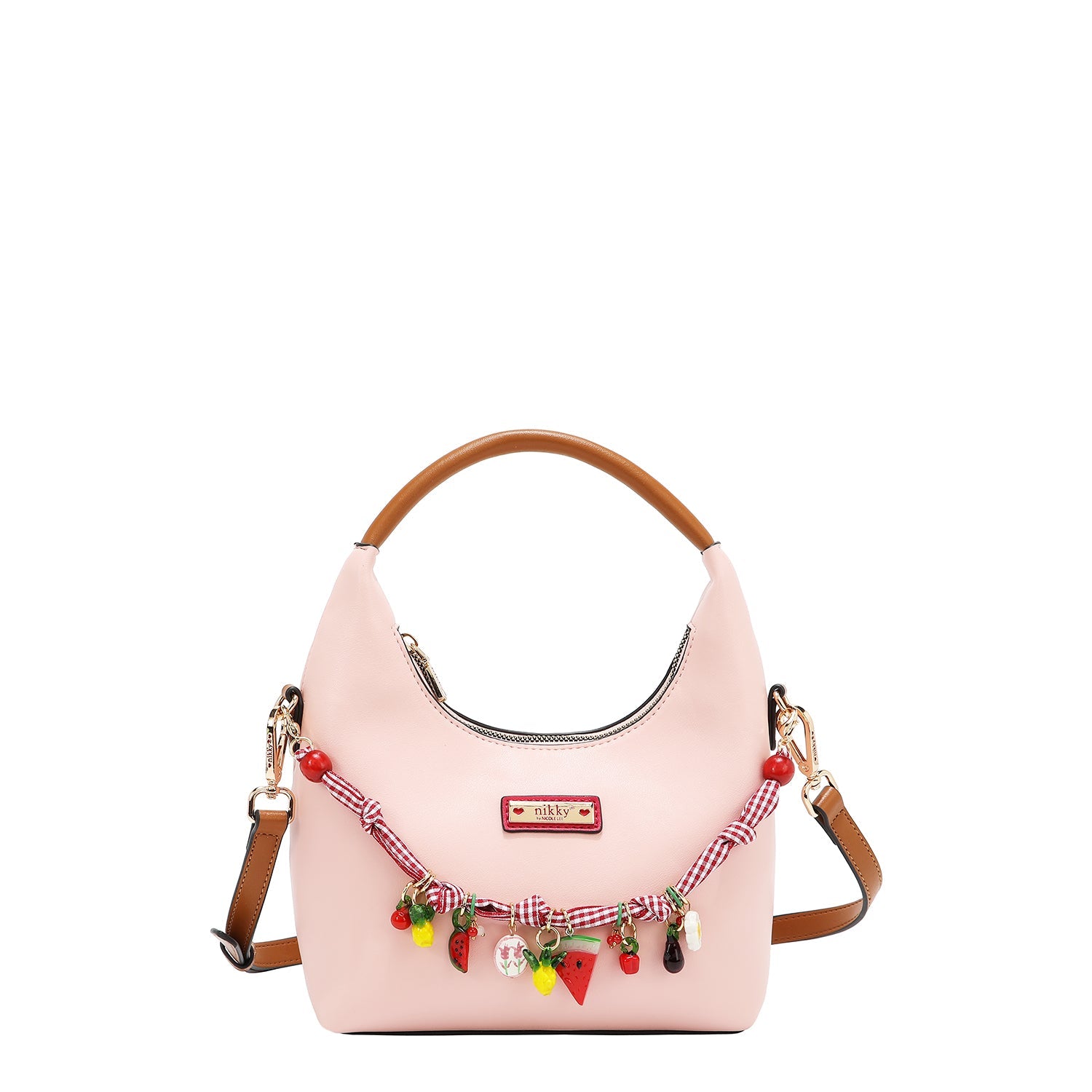 BOLSO DE MANO CON ENCANTO (ROSA)