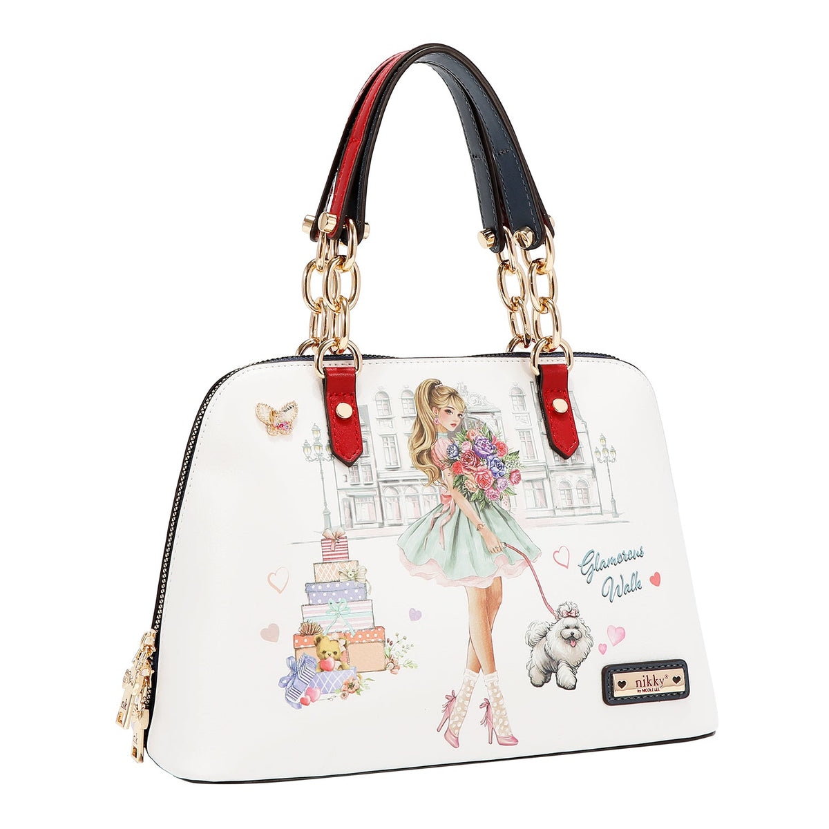 BOLSO DOMO (GLAMOROUS WALK-BLANCO)