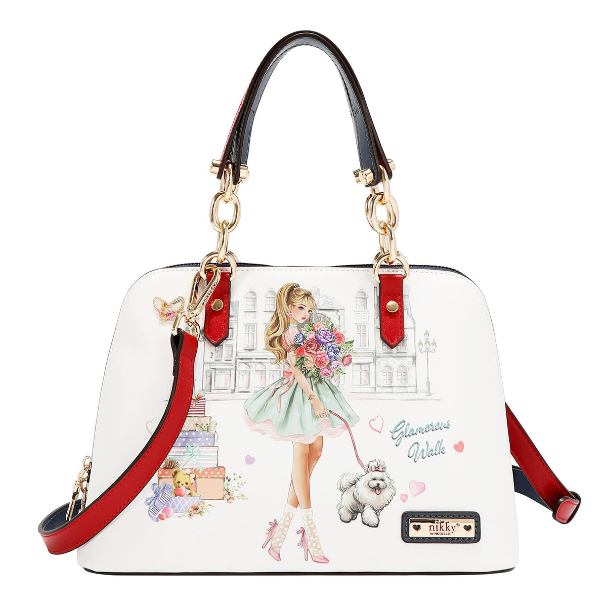 BOLSO DOMO (GLAMOROUS WALK-BLANCO)