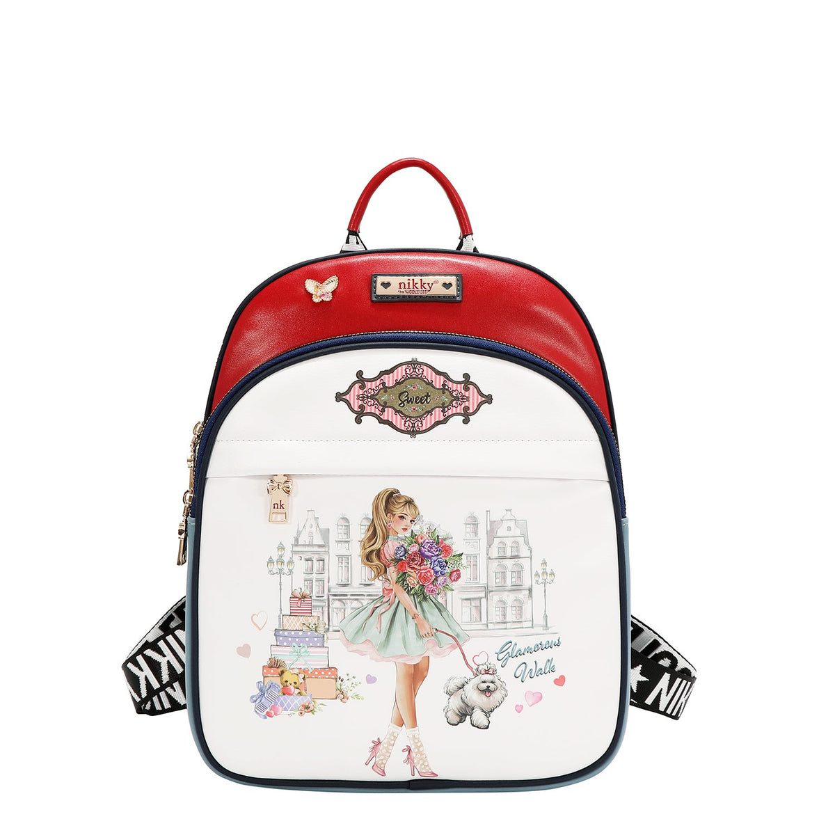 MOCHILA (GLAMOROUS WALK-BLANCO)