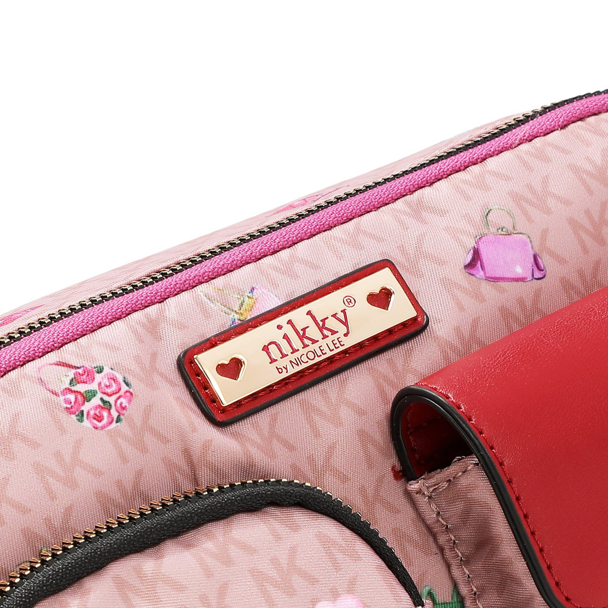 BANDOLERA DE NYLON (GLAMOROUS WALK - ROSA)