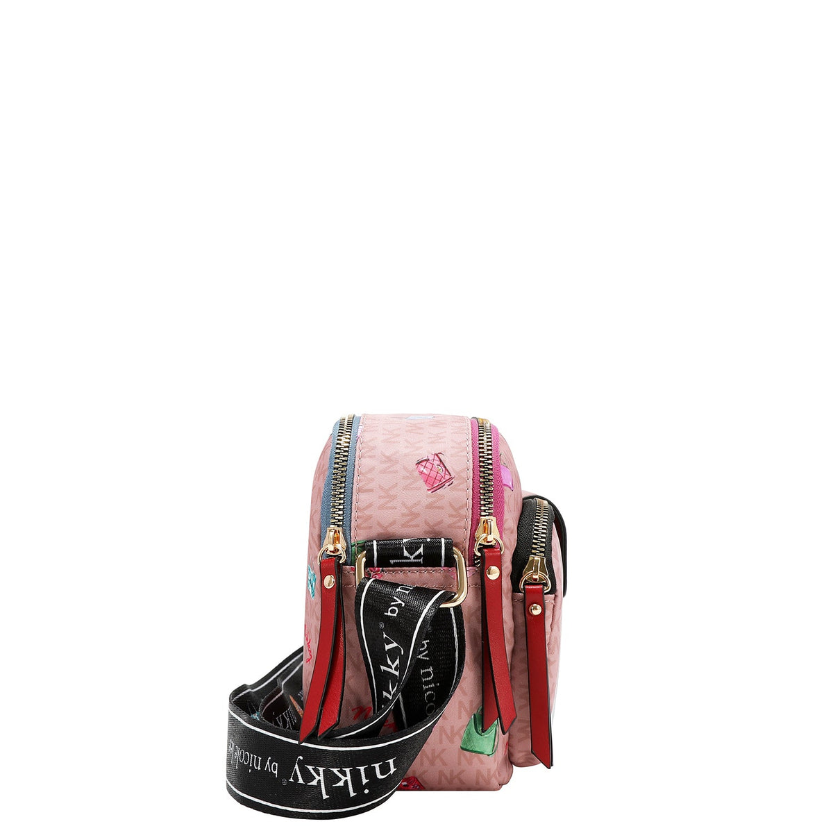 BANDOLERA DE NYLON (GLAMOROUS WALK - ROSA)