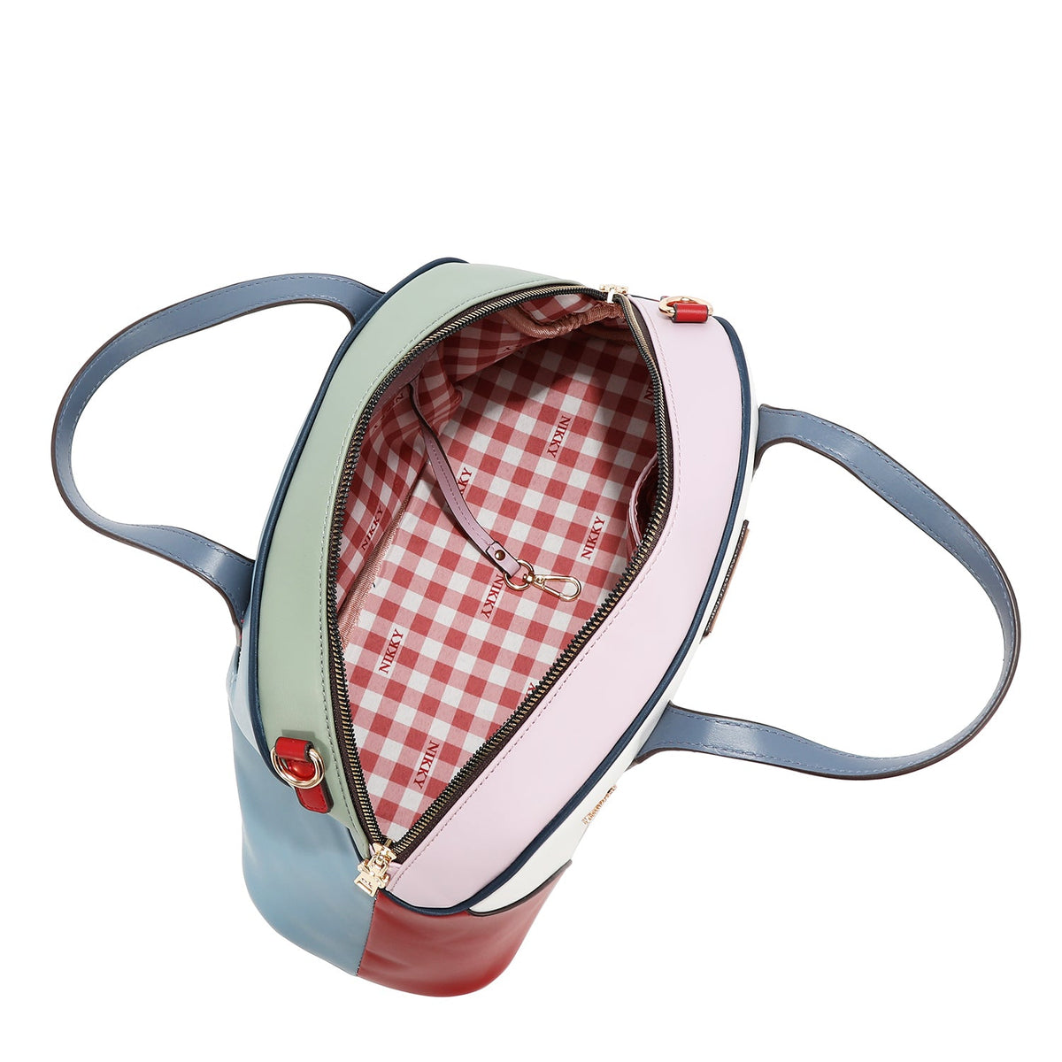 CONJUNTO DE 3 PIEZAS (BOLSO, MOCHILA, CARTERA) (GLAMOROUS WALK-WHITE)