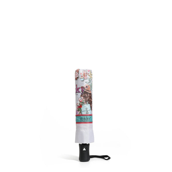PORTABLE UMBRELLA WITH PRINTING <tc><tc><tc>Nikky</tc> World</tc></tc>