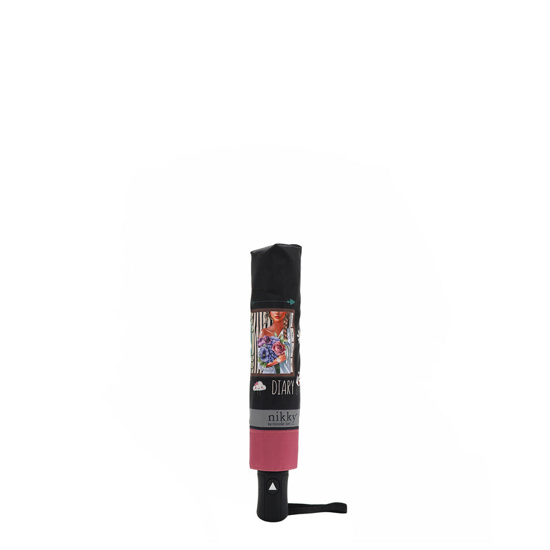 PORTABLE UMBRELLA WITH PRINTING (<tc>NOSTALGIA</tc>)