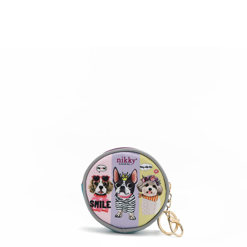 KEYCHAIN ​​WITH ROUND COIN PURSE (<tc>BEST BUDDIES</tc>)
