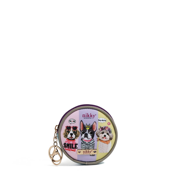KEYCHAIN ​​WITH ROUND COIN PURSE (<tc>BEST BUDDIES</tc>)