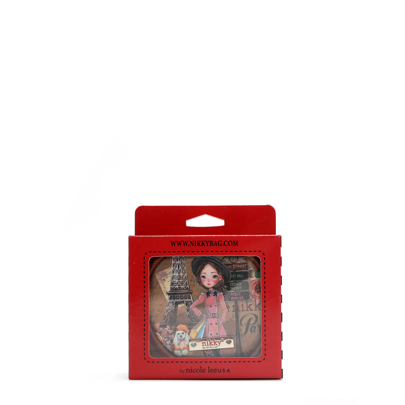 KEYCHAIN ​​WITH ROUND COIN PURSE (<tc><tc>Emily Goes Paris</tc></tc> )
