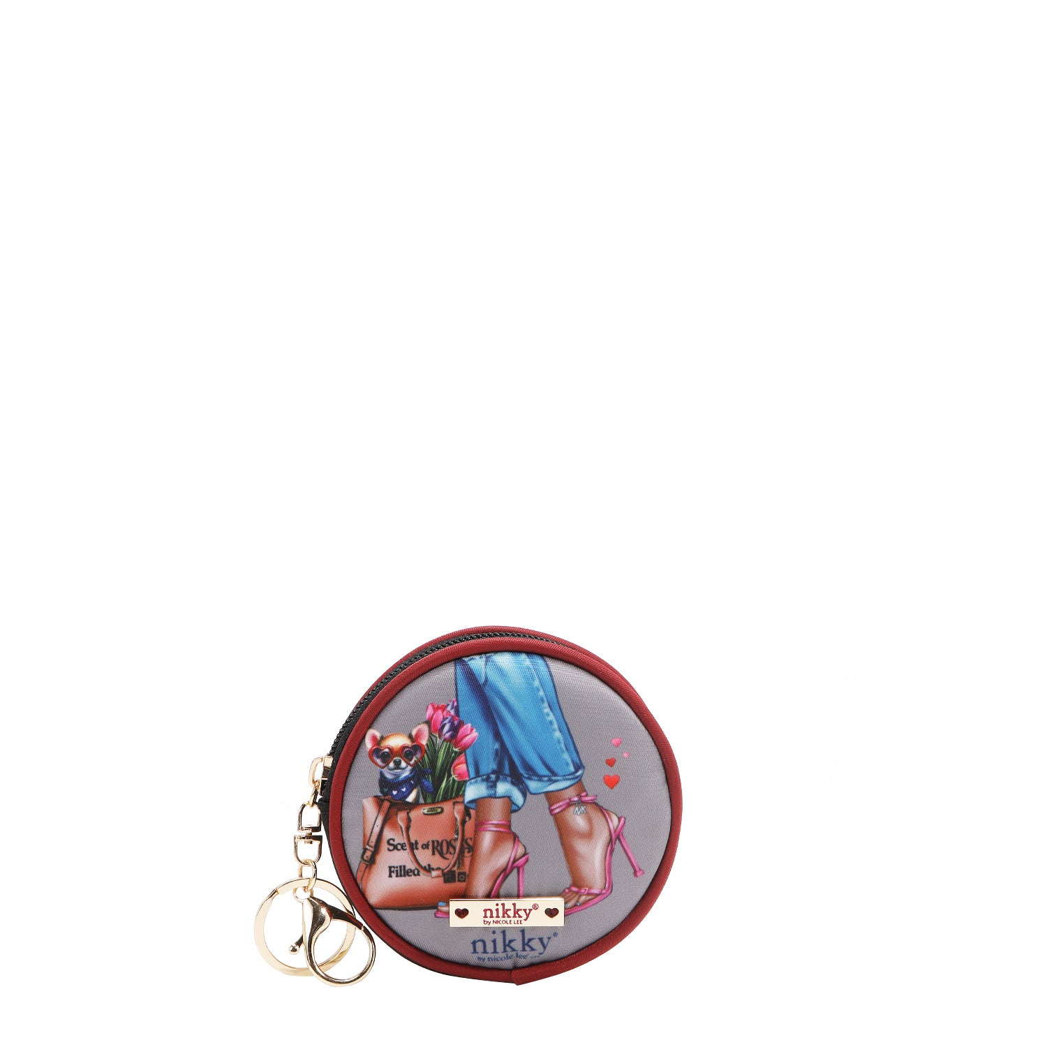 LLAVERO CON MONEDERO REDONDO (ESSENCE OF YOU)