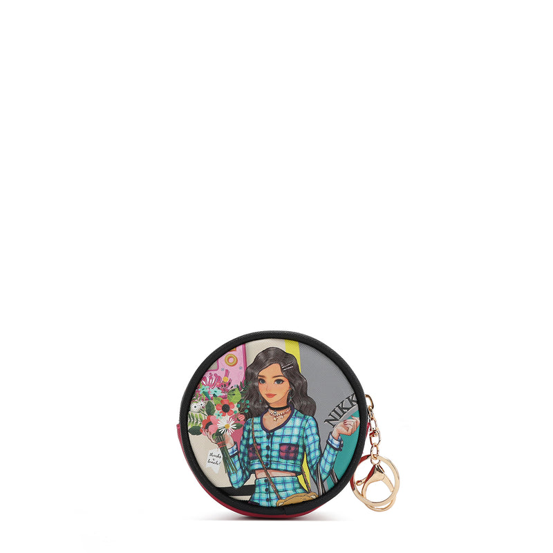 KEYCHAIN ​​WITH ROUND PURSE (<tc><tc><tc>Nikky</tc> Goes Shopping</tc></tc>)